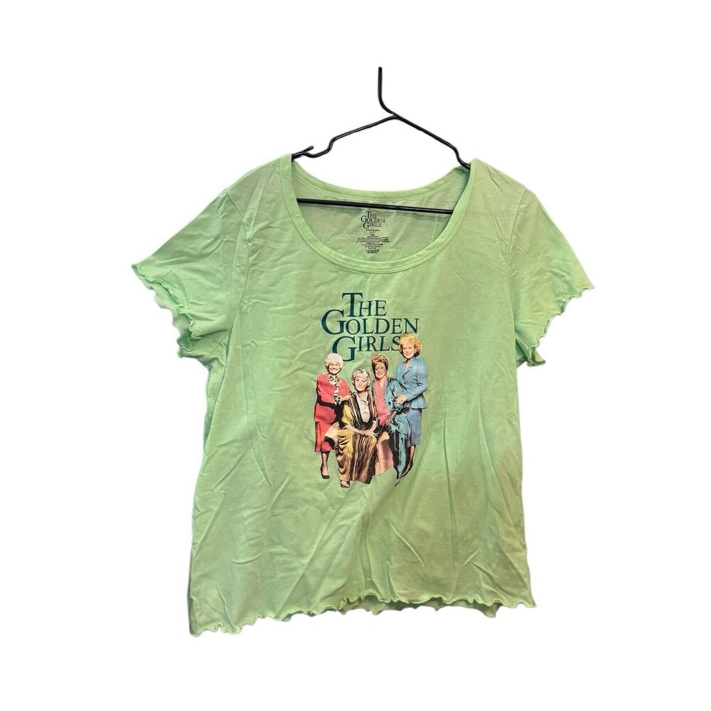 ABC Studios The Golden Girls Mint Green Graphic T Shirt 3XL Blanche Sophia Rose